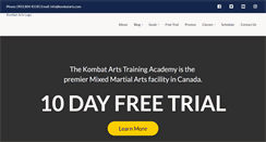 Desktop Screenshot of kombatarts.com