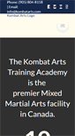Mobile Screenshot of kombatarts.com
